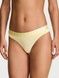 Трусики-стринги жіночі бавовняні з&nbsp;логотипом Victoria's Secret Exploded Logo Cotton Thong жовті  i1h-x4k-75p фото 1