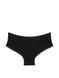 Трусики-чики женские хлопковые Victoria's Secret Cotton Lace-Waist Cheeky Panty черные mjz-xfg-oqr фото 1
