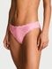 Трусики-бікіні жіночі бавовняні Victoria's Secret Heart Eyelet Cotton Bikini Panty рожеві 4f7-kuv-65l фото 1