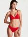 Трусики-бикини женские с микрофибры Victoria's Secret Seamless Bikini Panty красные  7go-p1i-nxt фото 2