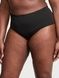 Трусики-чики женские хлопковые Victoria's Secret Cotton Lace-Waist Cheeky Panty черные mjz-xfg-oqr фото 2