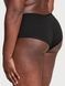 Трусики-чики женские хлопковые Victoria's Secret Cotton Lace-Waist Cheeky Panty черные mjz-xfg-oqr фото 3