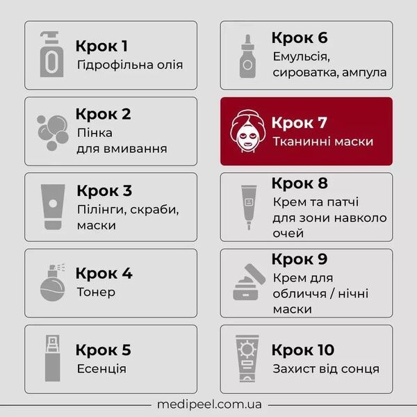 Тонізуюча ампульна маска Medi-Peel Vita Toning Ampoule Mask 30 мл b7c-262 фото