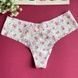 Трусики-стрінги жіночі безшовні PINK Victoria's Secret No-Show Thong Panty бузкові yww-8ww-yz3 фото 1