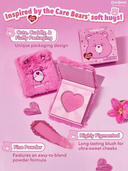 Рум'яна для обличчя пухнасті Sheglam Care Bears X SHEGLAM Cuddle Time Blush-Fab-U-Lous 5 г 085-846 фото