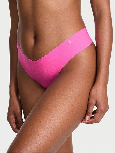 Трусики-стринги женские бесшовные Victoria's Secret No-Show Thong Panty розовые luf-lem-v65 фото