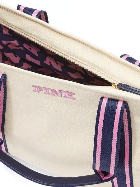 Сумка PINK Victoria's Secret Signature Canvas Tote 317-70c фото