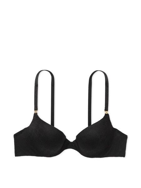 Бюстгальтер з пуш-ап Victoria's Secret Push-Up Demi Bra чорний l61-bu8-v75 фото