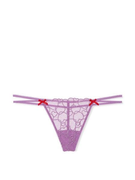 Трусики-стринги женские PINK Victoria's Secret Wink V-String Panty фиолетовые ohg-7z3-z1b фото