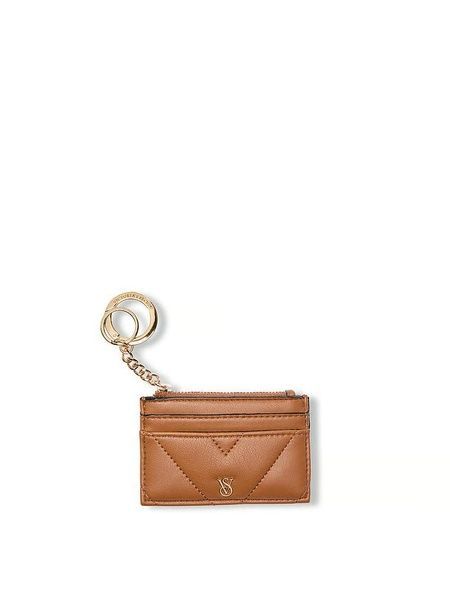 Картхолдер-брелок жіночий Victoria's Secret Card Holder Keychain коричневий 753-65i фото