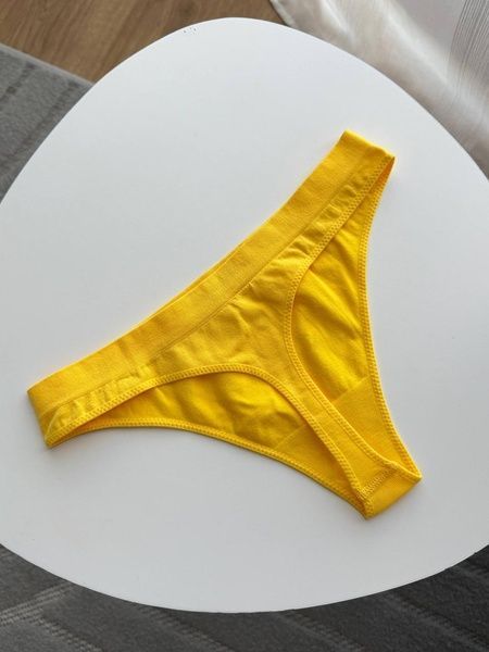 Трусики-стринги женские бесшовные Singwear S-M желтые Китай g7j-oct-3fy фото