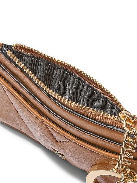Картхолдер-брелок жіночий Victoria's Secret Card Holder Keychain коричневий 753-65i фото