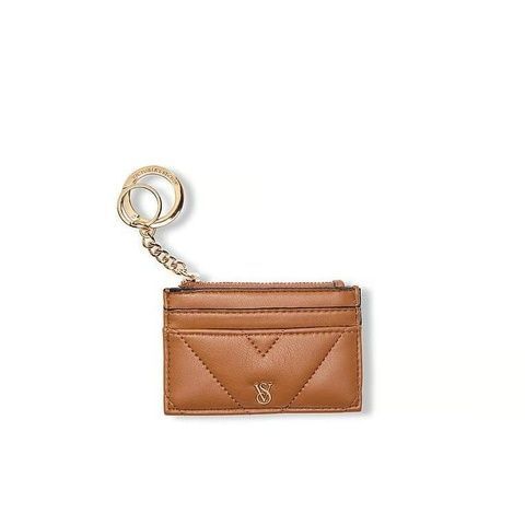Картхолдер-брелок женский Victoria's Secret Card Holder Keychain коричневый 753-65i фото