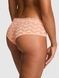 Трусики-чики жіночі мереживні Victoria's Secret PINK Wink Cheeky Panty персикові ur3-1ph-xg9 фото 2