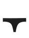 Трусики-стринги женские эластичные Victoria's Secret Logo Thong Panty черные cgw-c2b-83x фото 2