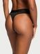 Трусики-стринги женские эластичные Victoria's Secret Logo Thong Panty черные cgw-c2b-83x фото 3