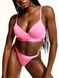 Трусики-бразилиана женские хлопковые с логотипом Victoria's Secret Exploded Logo Cotton 90s Brief Panty розовые  mvf-kny-hif фото 3