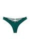 Трусики-стринги женские люксовые Victoria's Secret Strappy Back High-Leg Thong Panty зеленые 3x7-yw4-su7 фото 5