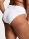 Трусики-бикини женские хлопковые Victoria's Secret Heart Eyelet Cotton Bikini Panty белые hho-7bo-xjt фото 3