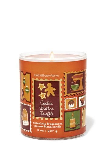 Свеча ароматическая Cookie Butter Truffle Bath&Body Works, 227г 028022048 фото