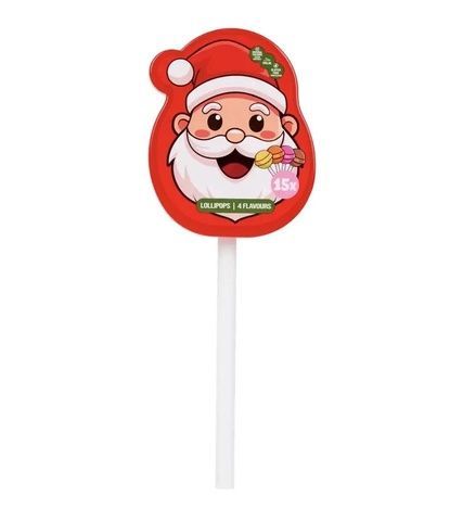 Леденец новогодний Санта Chupa Chups Lollipop 4 flavours 15 в 1 333-c14 фото