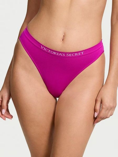 Трусики-бікіні з мікрофібри Victoria's Secret Seamless Bikini Panty фуксія bth-hks-651 фото