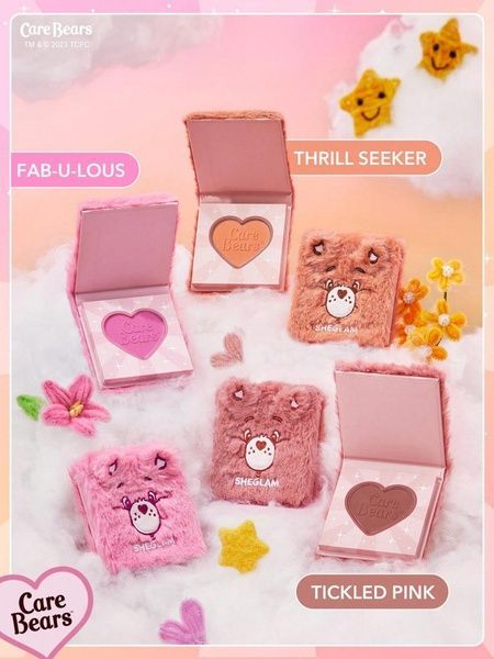 Румяна для лица пушистые Sheglam Care Bears X SHEGLAM Cuddle Time Blush-Tickled Pink 5 г 35c-i36 фото