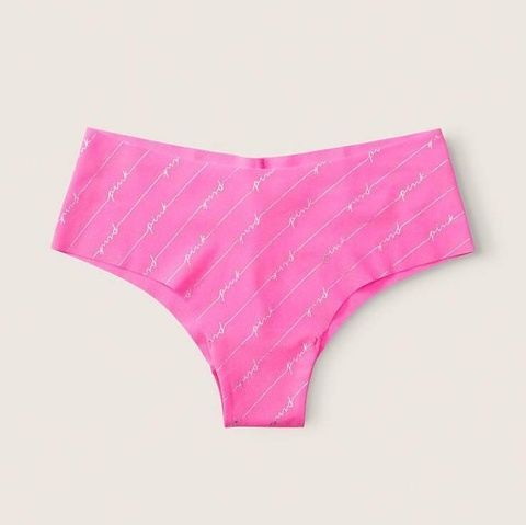 Трусики-чики женские бесшовные PINK Victoria's Secret розовые cs0-q0n-jxf фото