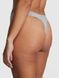 Трусики-стринги женские PINK Victoria's Secret Thong Panty серые 4wc-rs9-cne фото 4