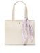 Сумка бежевая Victoria's Secret Floral-Embossed Tote Bag c77-9aa фото 1