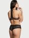 Трусики-чики женские кружевные Victoria's Secret Lace-Up Cheeky Panty черные w9k-7y6-j1h фото 4