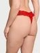 Трусики-стрінги жіночі мереживні Victoria's Secret Lace Thong Panty червоні bwe-6lb-36q фото 2