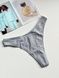 Трусики-стринги женские PINK Victoria's Secret Thong Panty серые 4wc-rs9-cne фото 2