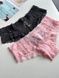 Трусики-чики женские кружевные Victoria's Secret Lace-Up Cheeky Panty черные w9k-7y6-j1h фото 5