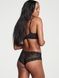 Трусики-чики женские кружевные Victoria's Secret Lace-Up Cheeky Panty черные g5x-ipg-0xs фото 2