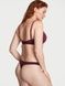 Трусики-стрінги жіночі бавовняні Victoria's Secret Stretch Cotton High-Leg Scoop Thong Panty бордові ovu-d2r-mo0 фото 2
