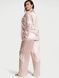 Пижама сатиновая розовая (штаны+рубашка) Victoria's Secret Satin Long Pajama Set SHORT nk8-f7h-9jw фото 5