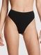 Трусики-бразилиана женские с высокой посадкой PINK Victoria's Secret Seamless Brazilian Panty черные 0bj-ic9-hve фото 1