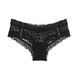 Трусики-чики женские кружевные Victoria's Secret Lace-Up Cheeky Panty черные w9k-7y6-j1h фото 1
