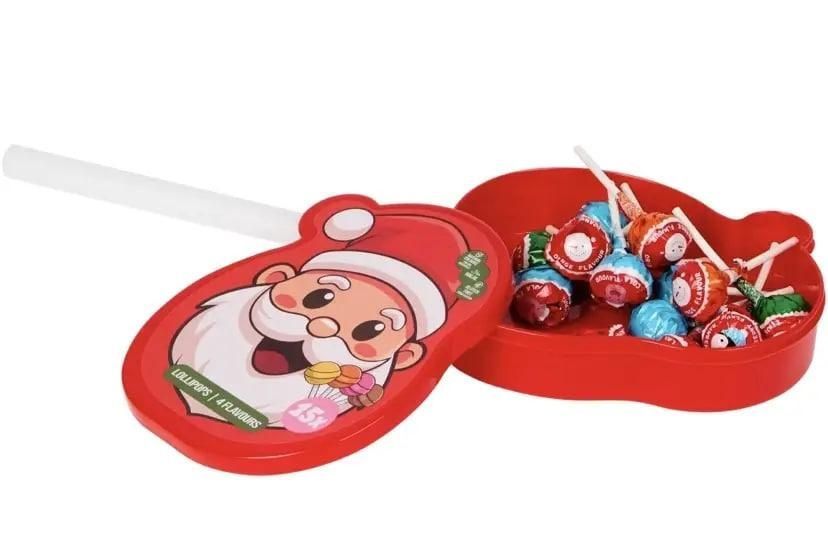 Льодяник новорічний Санта Chupa Chups Lollipop 4 flavours 15 в 1 333-c14 фото