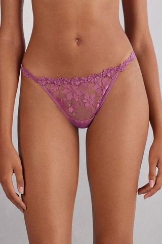 Трусики-стринги женские Intimissimi In Full Bloom String Thong розовые SPD1319-4 фото