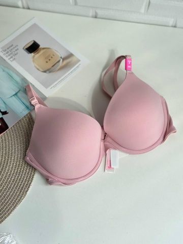 Бюстгальтер с пуш-ап PINK Victoria's Secret Push-Up Bra пудровый znh-epy-iwf фото