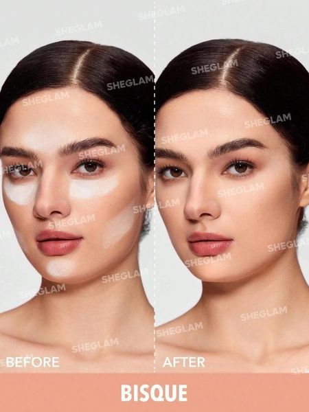 Пудра матуюча подвійна Sheglam Insta-ready Face & Under Eye Setting Powder Duo-Bisque a20-2c8 фото
