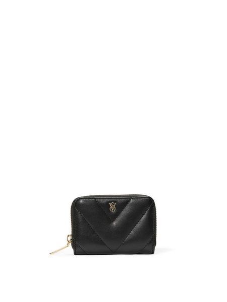 Міні-гаманець чорний Victoria's Secret Small Wallet with Zip b31-i95 фото