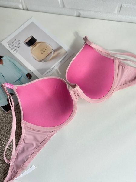 Бюстгальтер з пуш-ап PINK Victoria's Secret Push-Up Bra пудровий znh-epy-iwf фото