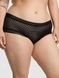 Трусики-чики женские кружевные PINK Victorias Secret Wink Cheeky Panty черные cqt-px4-hdr фото 1