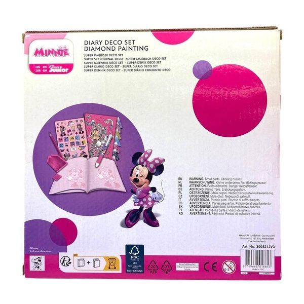 Набор для творчества блокнот со стразами Микки Маус Disney Minnie Diamond Painting ca7-194 фото