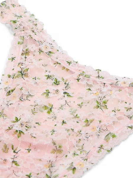 Трусики-бразилиана женские кружевные Victoria's Secret Lace Brazilian Panty персиковые 3go-79w-ez9 фото