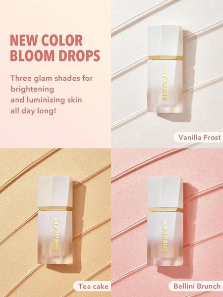 Хайлайтер жидкий Sheglam Glow Bloom Liquid Highlighter-Tea Cake 688-84b фото