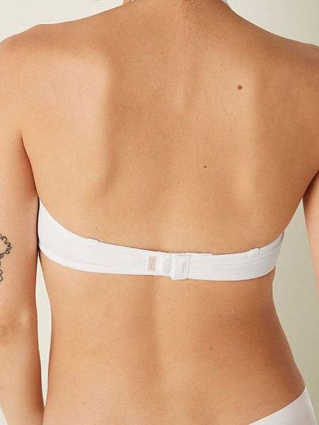 Бюстгальтер PINK Victoria's Secret Wear Everywhere Strapless Push-Up Bra белый u15-4d4-7w6 фото